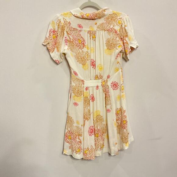 Free People Hawaii Mini Dress Floral Size XS - Picture 6 of 9